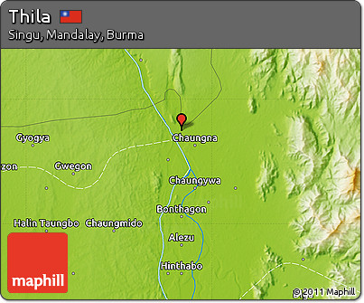 Physical Map of Thila
