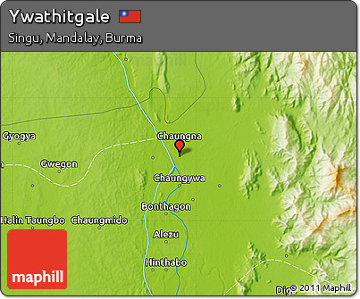 Physical Map of Ywathitgale
