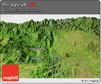 Satellite Panoramic Map of Hsi-pyu-ye