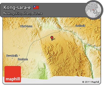Physical 3D Map of Kong-sara-e