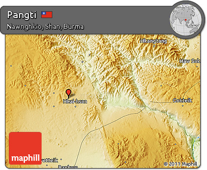 Physical 3D Map of Pangti