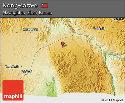 Physical 3D Map of Kong-sara-e