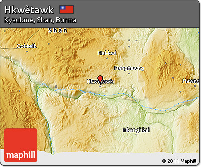 Physical 3D Map of Hkwètawk