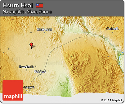 Physical 3D Map of Hsum Hsai