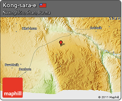 Physical 3D Map of Kong-sara-e