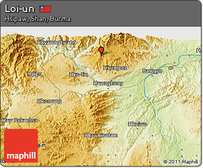 Physical 3D Map of Loi-un