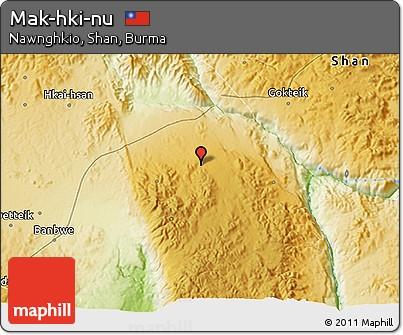 Physical 3D Map of Mak-hki-nu