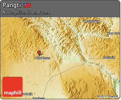 Physical 3D Map of Pangti