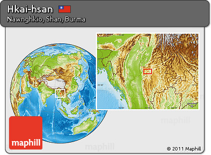 Physical Location Map of Hkai-hsan