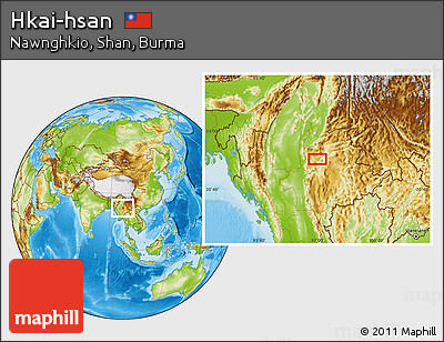 Physical Location Map of Hkai-hsan