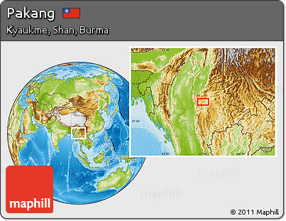 Physical Location Map of Pakang