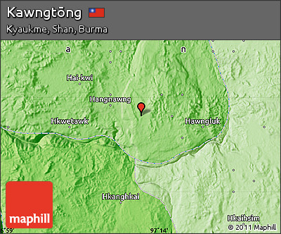Political Map of Kawngtōng