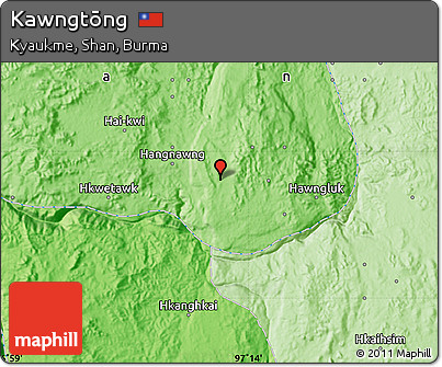 Political Map of Kawngtōng