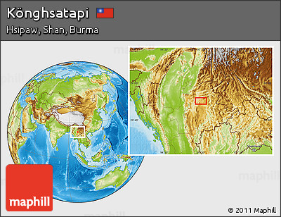 Physical Location Map of Könghsatapi