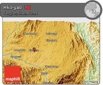 Physical 3D Map of Hko-yao