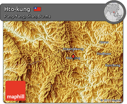 Physical 3D Map of Hto-kung