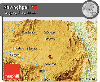 Physical 3D Map of Nawnghpai