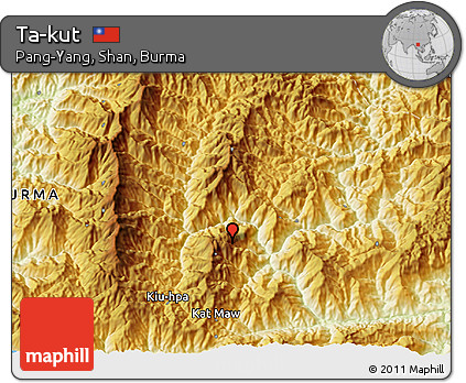 Physical 3D Map of Ta-kut