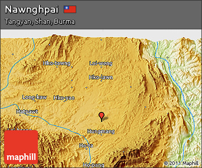 Physical 3D Map of Nawnghpai