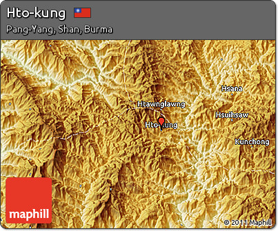 Physical 3D Map of Hto-kung