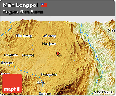 Physical 3D Map of Mān Longpoi