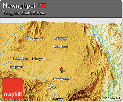 Physical 3D Map of Nawnghpai