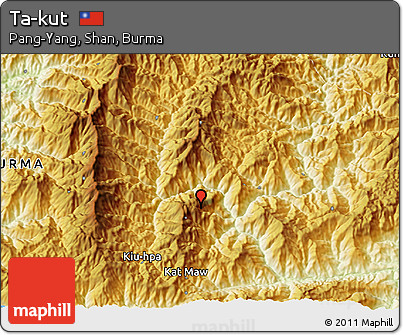 Physical 3D Map of Ta-kut