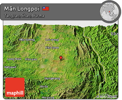 Satellite 3D Map of Mān Longpoi