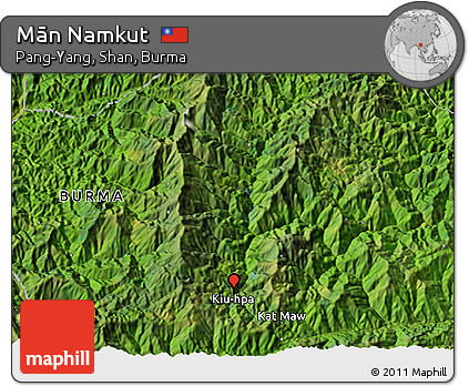 Satellite 3D Map of Mān Namkut