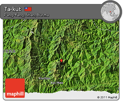 Satellite 3D Map of Ta-kut
