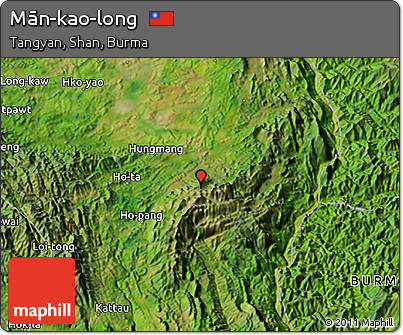 Satellite 3D Map of Mān-kao-long