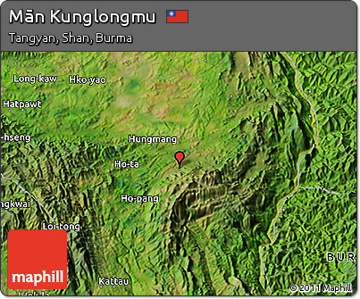 Satellite 3D Map of Mān Kunglongmu