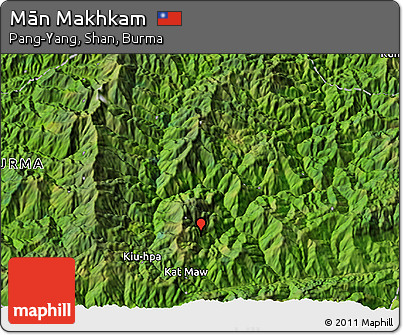 Satellite 3D Map of Mān Makhkam