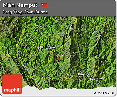 Satellite 3D Map of Mān Nampūt