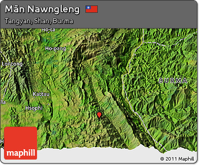 Satellite 3D Map of Mān Nawngleng