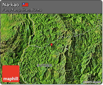 Satellite 3D Map of Na-kao