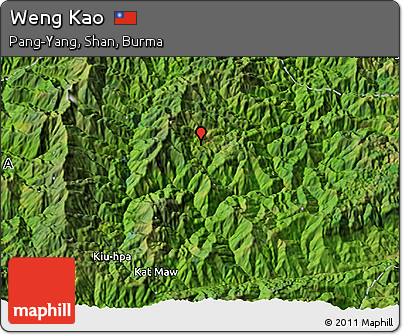 Satellite 3D Map of Weng Kao