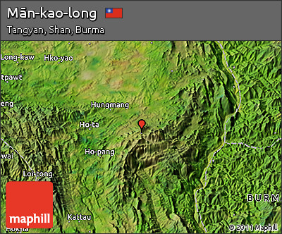 Satellite 3D Map of Mān-kao-long