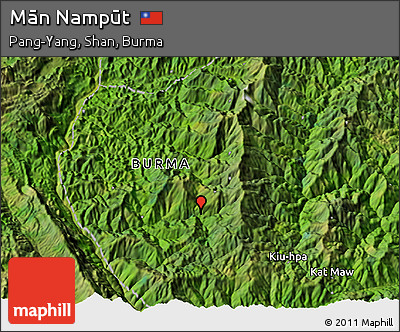 Satellite 3D Map of Mān Nampūt