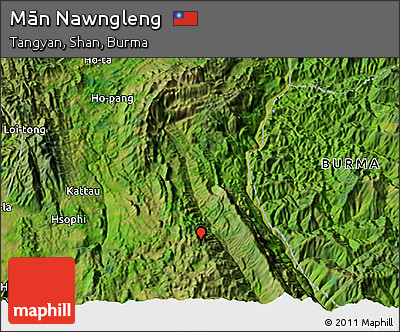 Satellite 3D Map of Mān Nawngleng