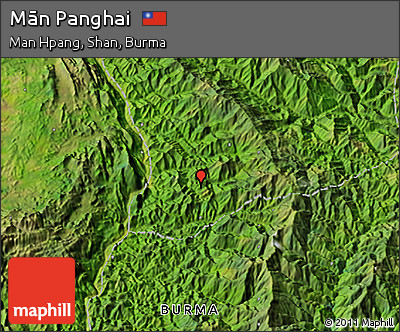 Satellite 3D Map of Mān Panghai