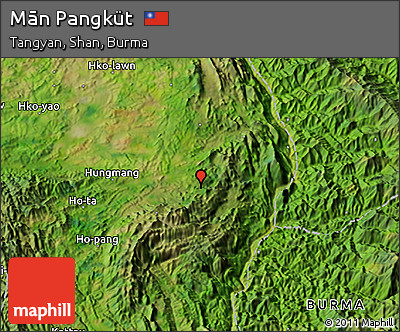 Satellite 3D Map of Mān Pangküt