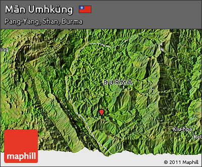 Satellite 3D Map of Mān Umhküng
