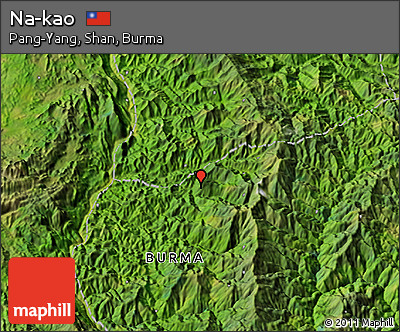 Satellite 3D Map of Na-kao