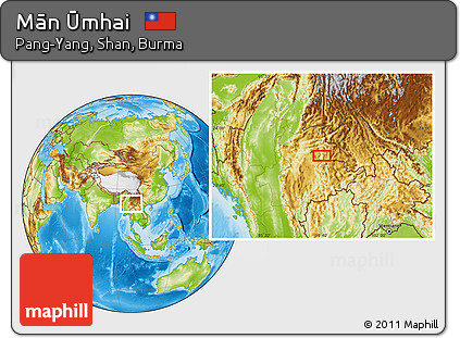Physical Location Map of Mān Ūmhai