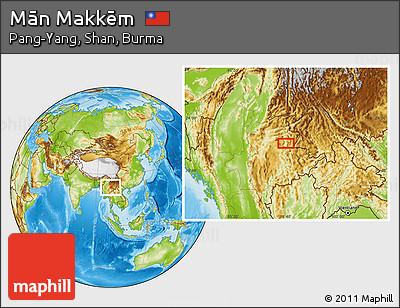 Physical Location Map of Mān Makkēm