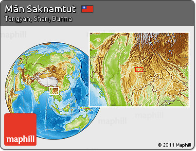 Physical Location Map of Mān Saknamtut