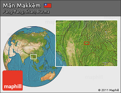 Satellite Location Map of Mān Makkēm