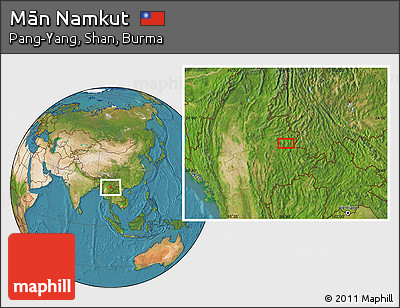 Satellite Location Map of Mān Namkut