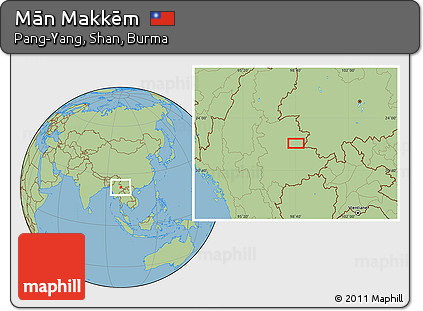 Savanna Style Location Map of Mān Makkēm